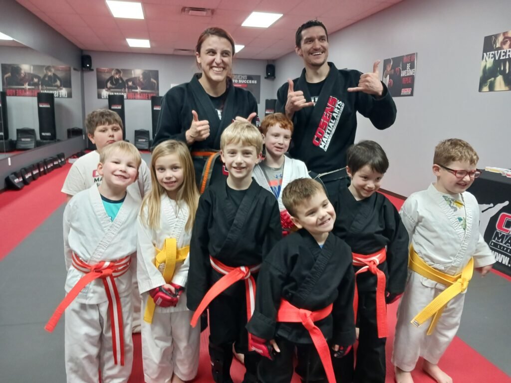 Bad Axe martial arts class promoting sharing and cooperation