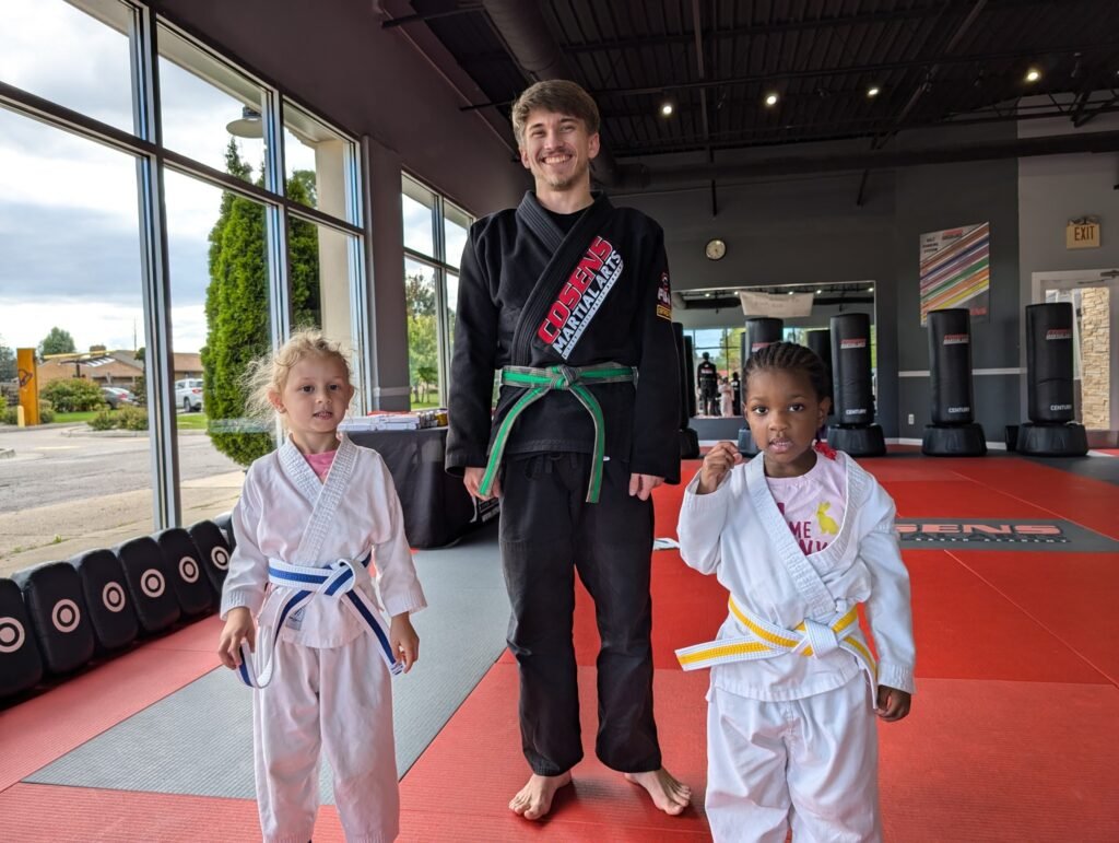 Bad Axe child gaining academic discipline through martial arts